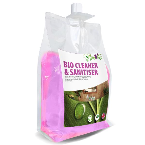 BioVate Bio Cleaner & Sanitiser Pouch 1.5L